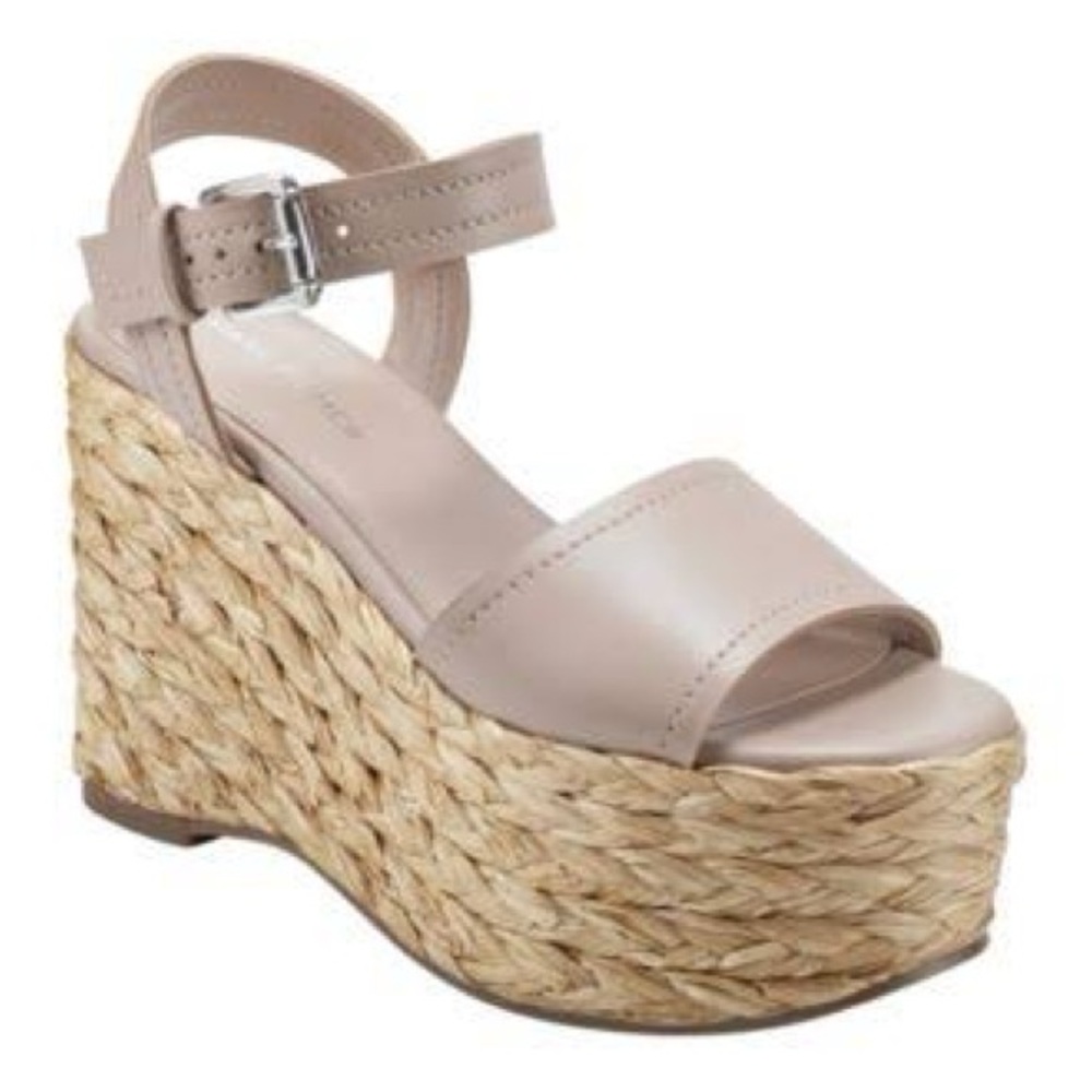 Marc Fisher Women's Beige Platform Sandals